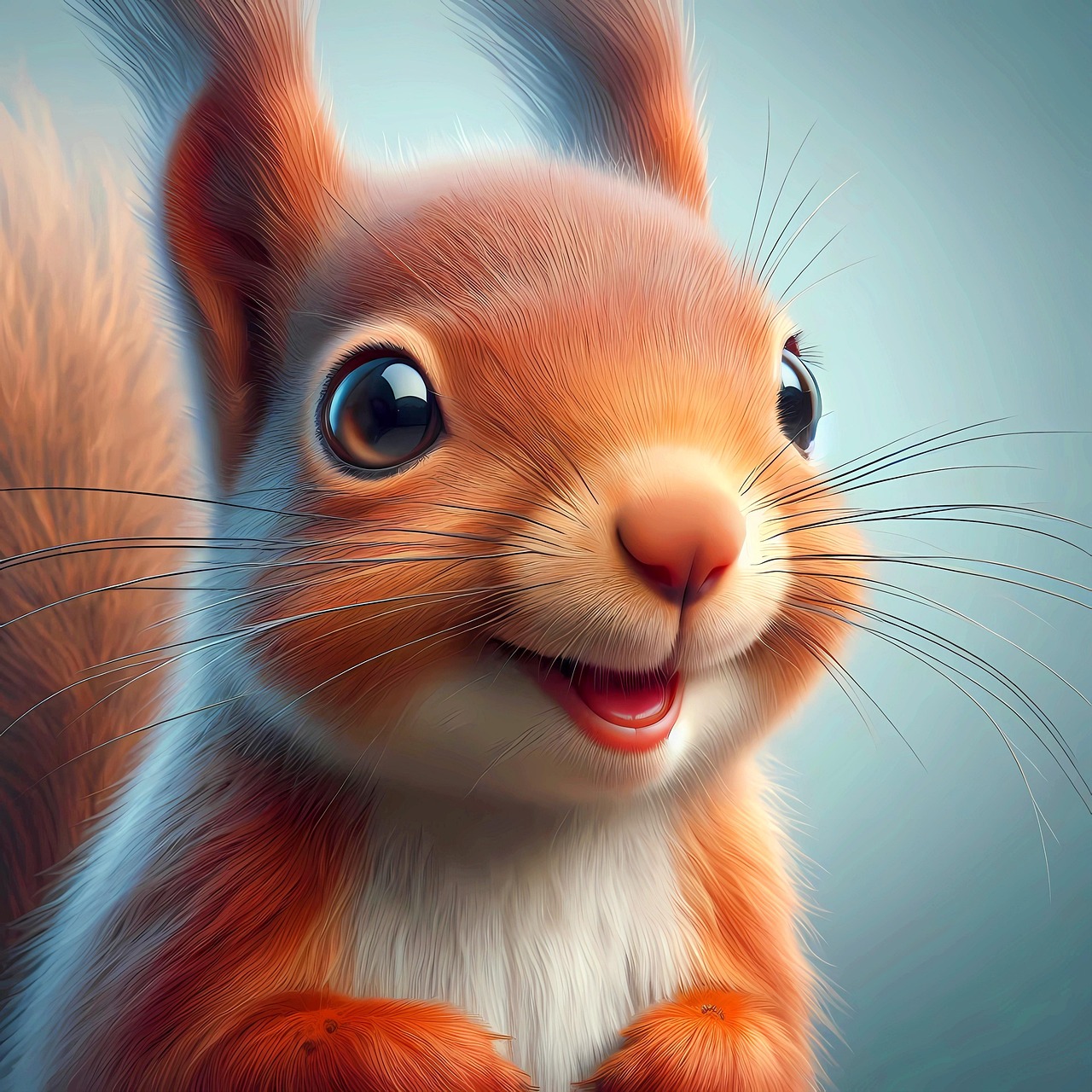 Download squirrel love of animals forest royalty free stock