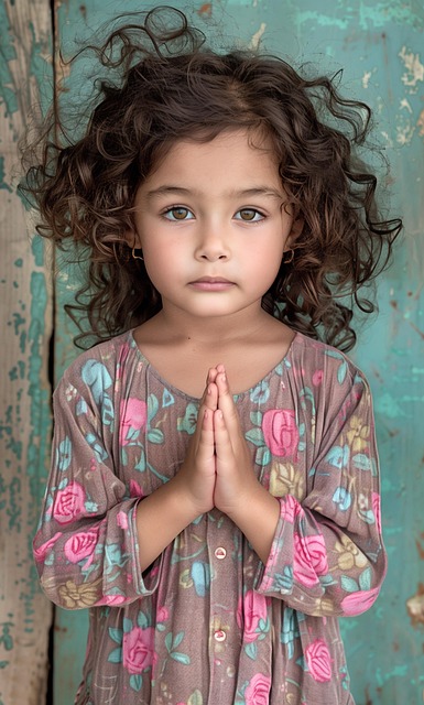 Free ai generated girl child illustration