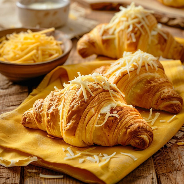Free ai generated french croissant illustration