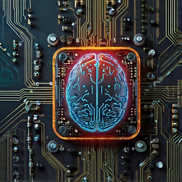 Free ai generated computer chip illustration