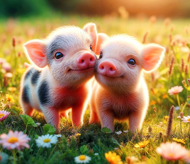 Free piglet pigs animal children illustration