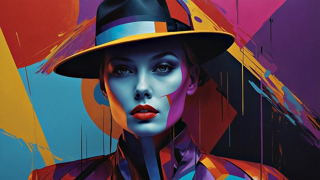 Free ai generated woman portrait illustration