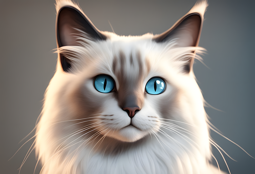 Free Ai Generated Cat illustration and picture