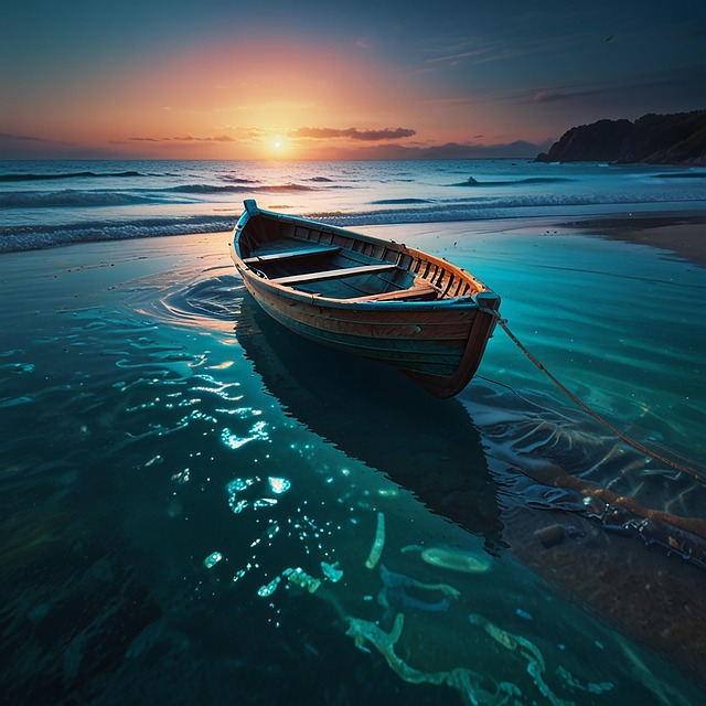 Boot, See, Ai Generiert, Natur