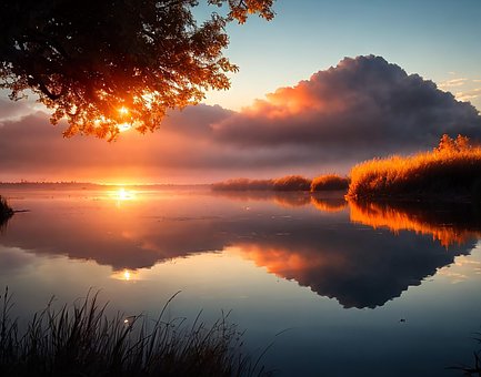 Free Sunset Nature illustration and picture