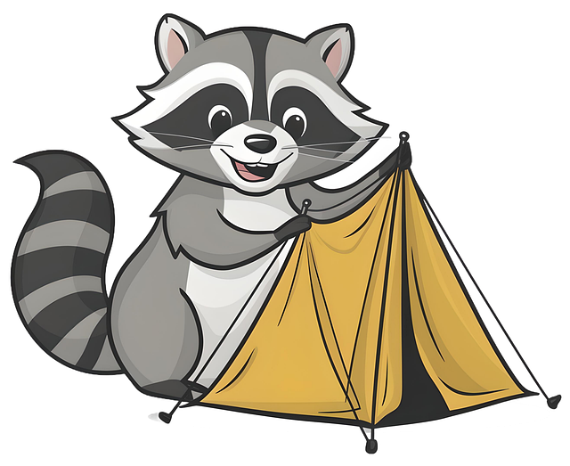 Free Ai Generated Raccoon illustration and picture