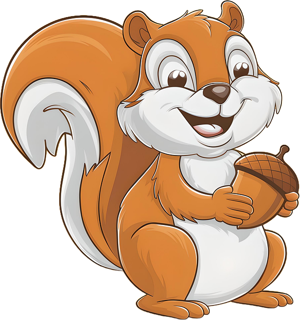 Free Squirrel Nuts illustration and picture