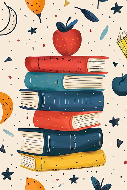 Free ai generated books reading illustration