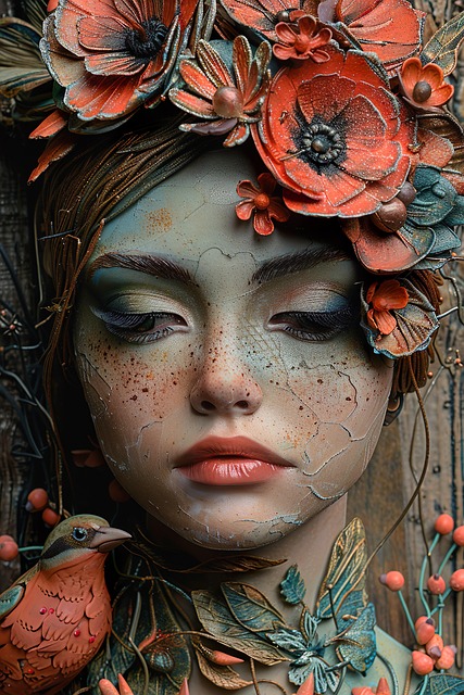 Download free HD stock image of Ai Generated Woman Free ai generated woman painting illustration