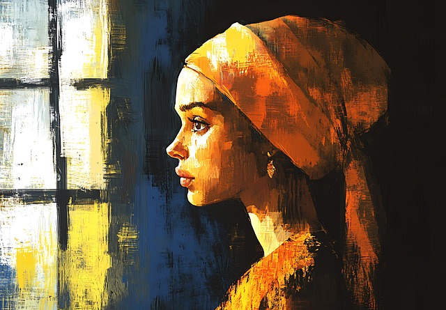 Free ai generated woman portrait illustration