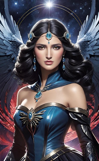 Free ai generated woman valkyrie illustration