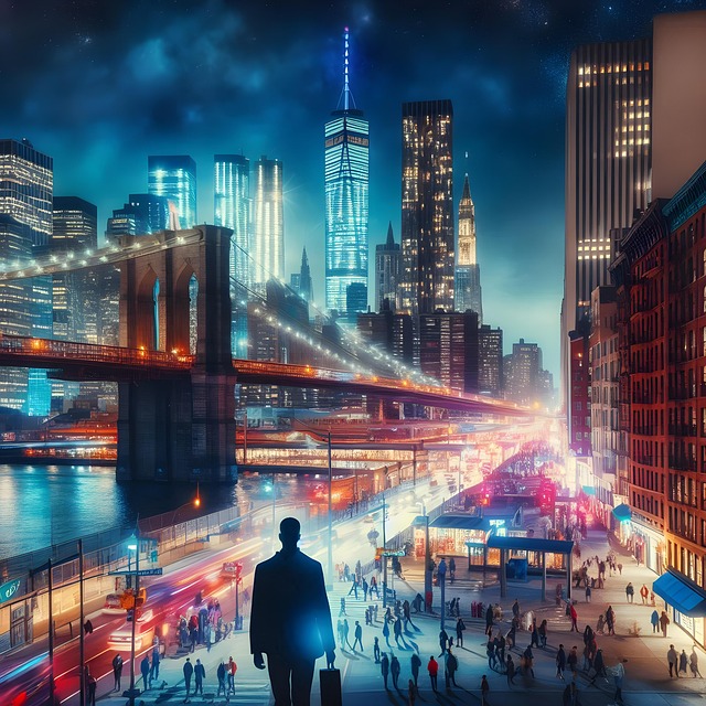 Free ai generated city metropolis illustration