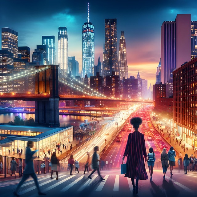 Free ai generated city metropolis illustration