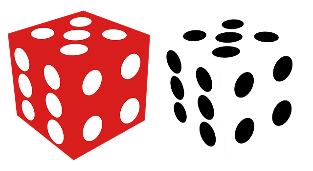 Free dice game gambling illustration