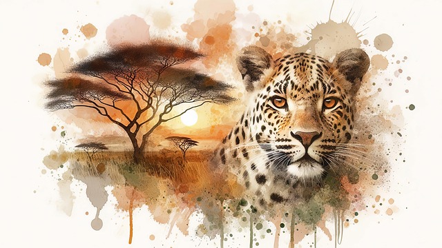 Ai Generiert, Leopard, Große Katze, Tier