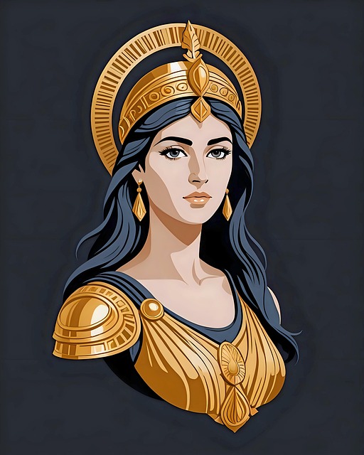 Free ai generated greek goddess illustration