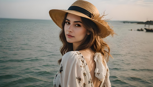 Free ai generated woman nature illustration