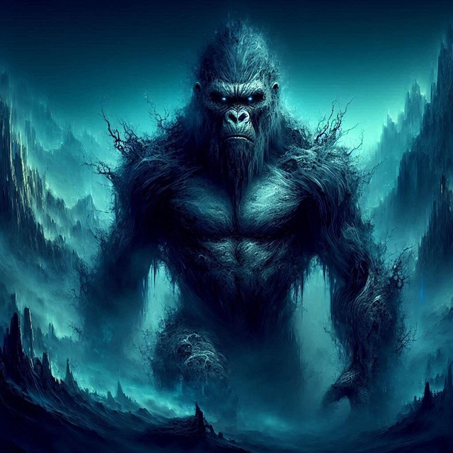Free Ai Generated Gorilla illustration and picture