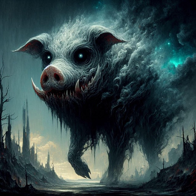 Download free HD stock image of Ai Generated Pig Free ai generated pig pork illustration