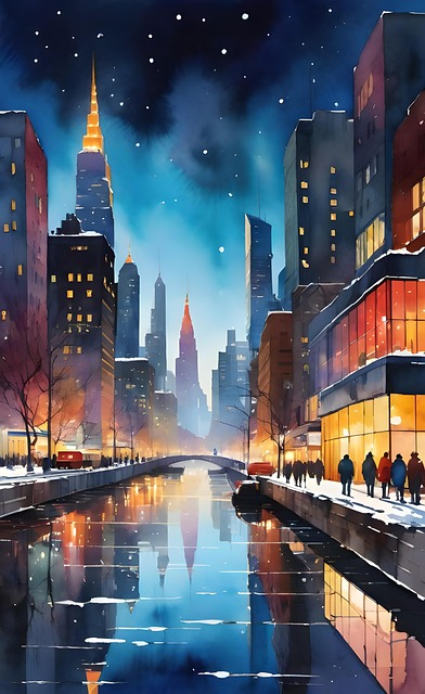 Download Ai Generated, City, Cityscape. Royalty-Free Stock Illustration ...