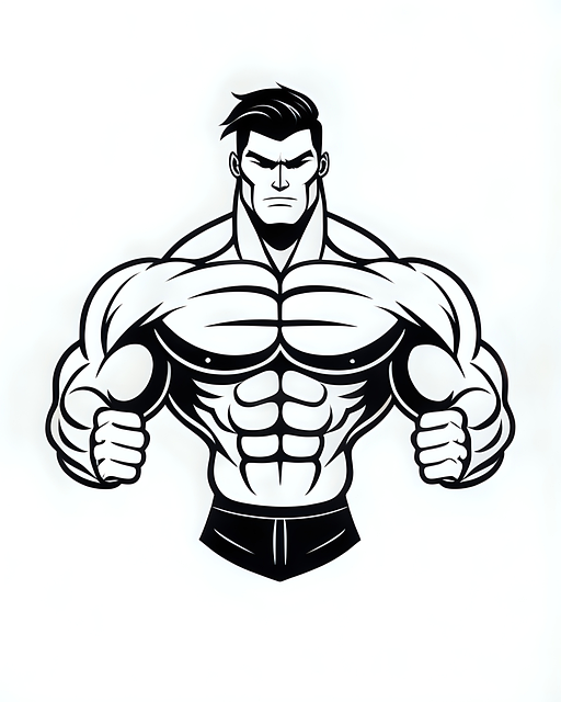 Free ai generated man muscle man illustration