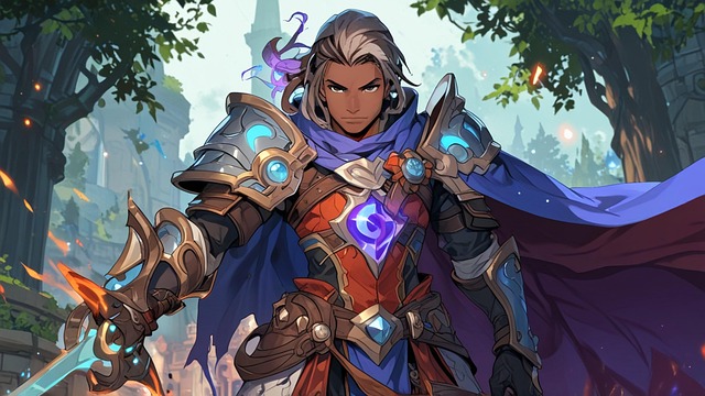 Free ai generated warrior nature illustration