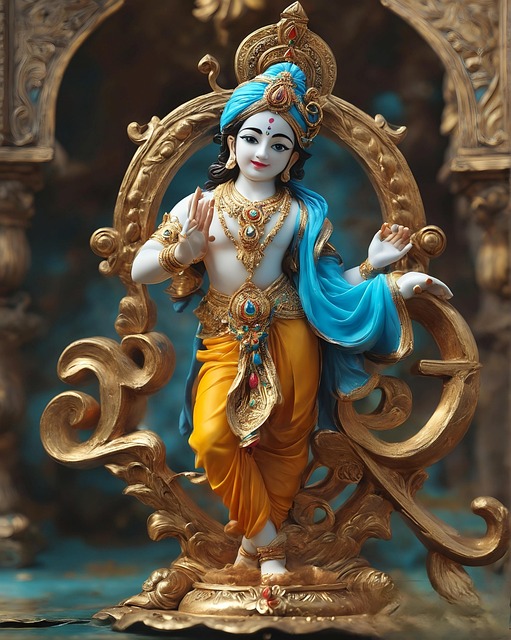 Free Ai Generated Vrindavan illustration and picture