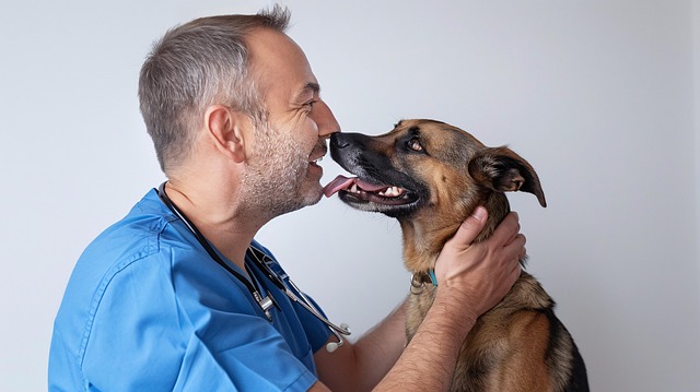 Free ai generated dog veterinarian illustration
