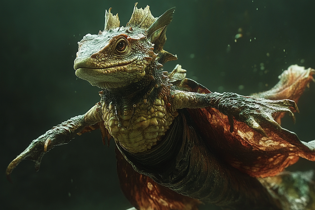 Download free HD stock image of Ai Generated Nature Free ai generated nature lizard illustration