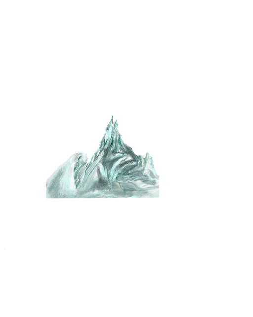 Free Ice Mountains illustration and picture