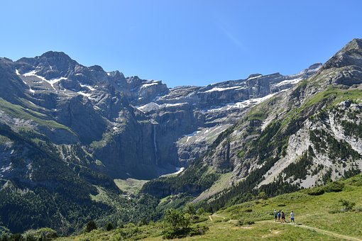 Berg, Wandern, Ansicht, Landschaft