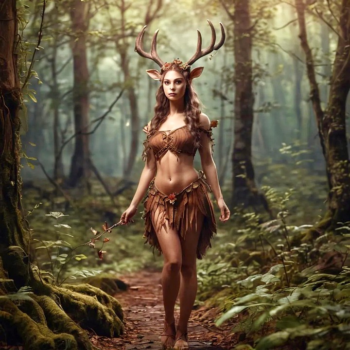 Download Faun, Woods, Fiction. RoyaltyFree Stock Illustration Image