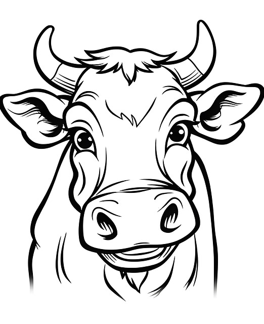 Free Silhouette Bull illustration and picture