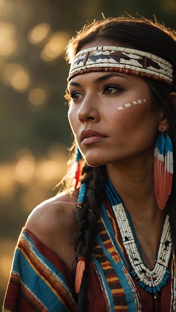 Free ai generated woman indian illustration