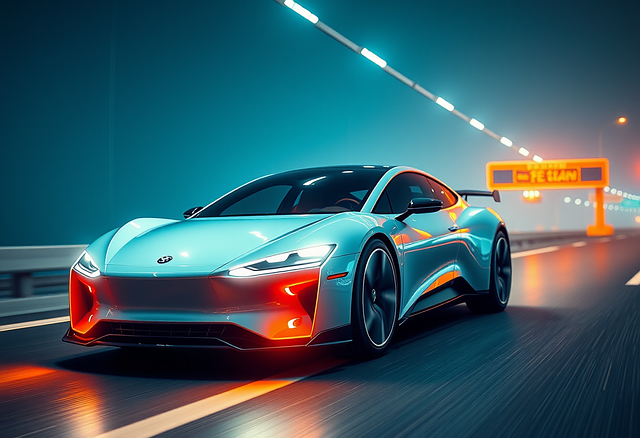 Free modern car luxury vehicles sleek design illustration