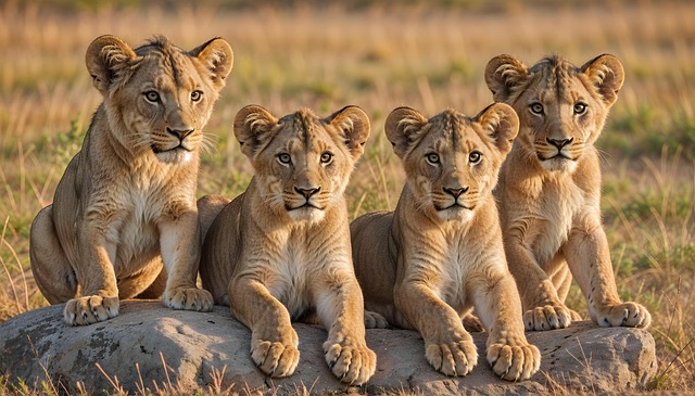 Free animals wildlife lion illustration