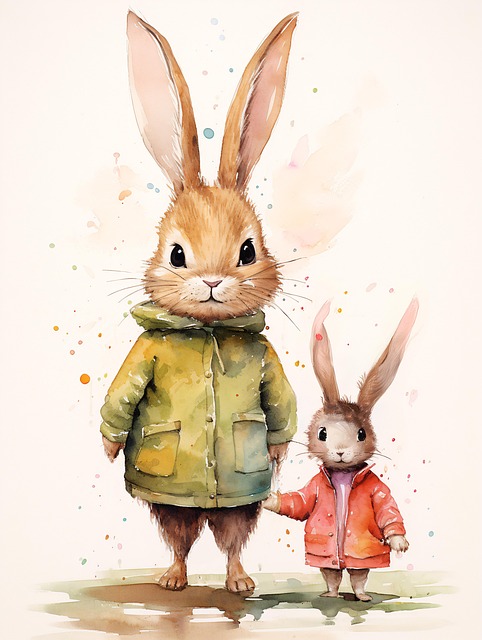 Ai Generiert, Hase, Wunderlich, Kind