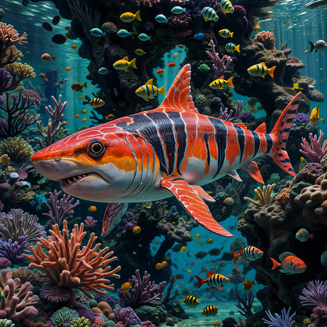 Free fish shark nature illustration