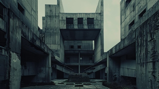 Free architecture built structure vanishing point illustration
