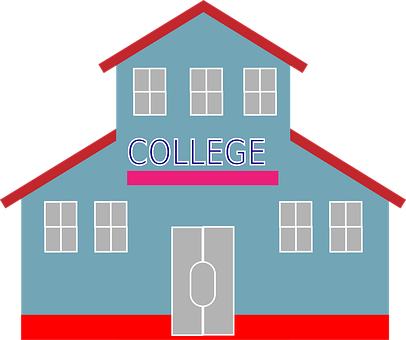 Free College School vector and picture