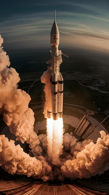 Free rocket departure trip illustration