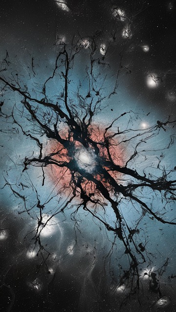 Galaxis, Universum, Raum, Dunkel, Gen