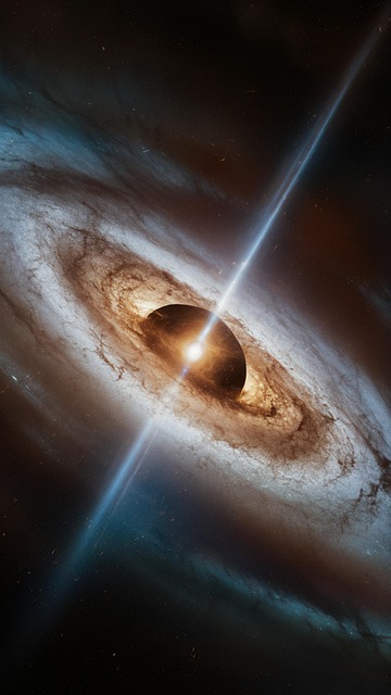Free quasar pulsar black hole illustration