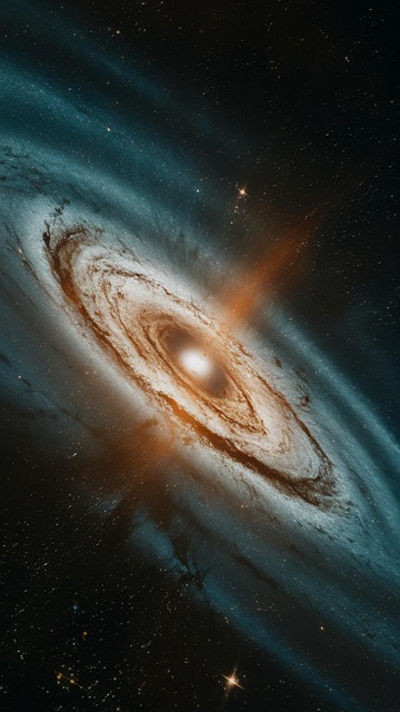 Free space universe galaxy illustration