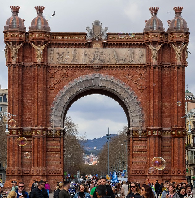 Free Barcelona Architecture illustration and picture
