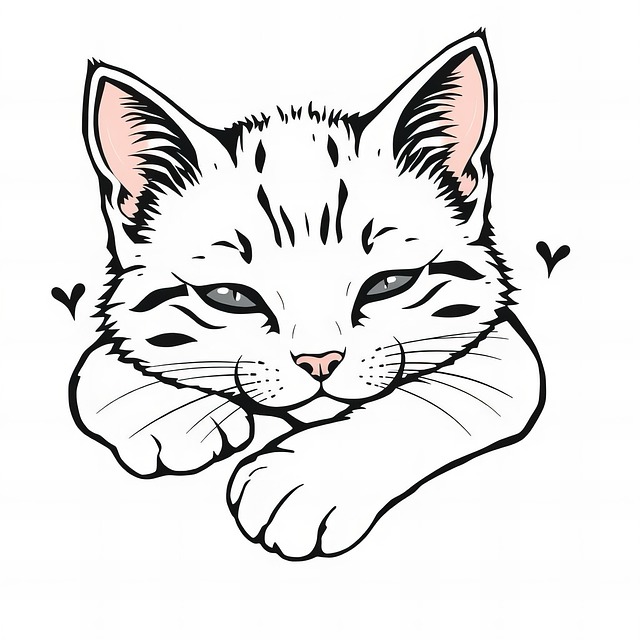 Free paw determination finish illustration