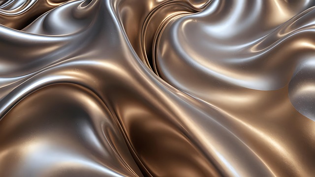 Free ai generated abstract metallic illustration