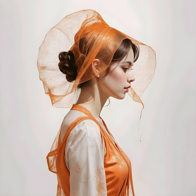 Free veil woman beauty illustration
