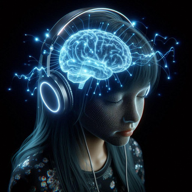 Free girl sound listen illustration