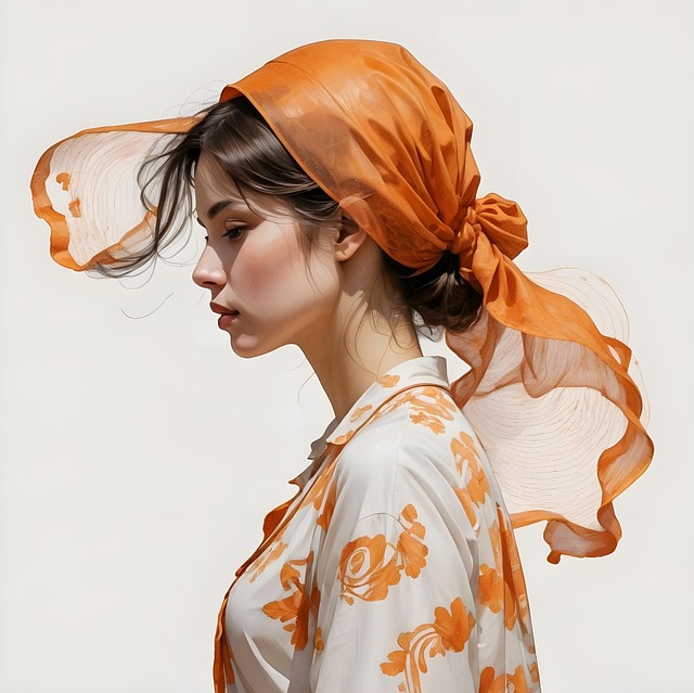 Free veil woman beauty illustration